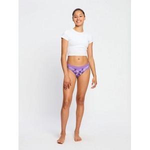 Modibodi Момичешки менструални бикини Modibodi Teen Hipster Bikini Super Wicked Web Purple Modibodi | Lilav Mnogotsveten | Момичешки | 16-18 години