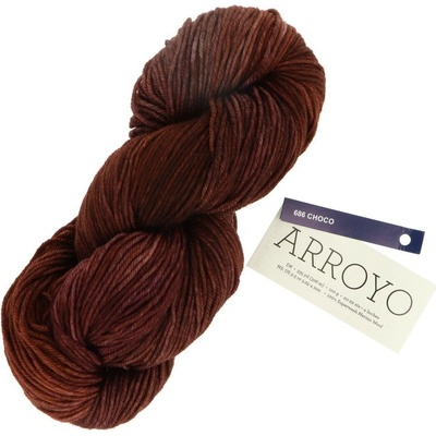 Malabrigo Arroyo Choco 686 hnedá