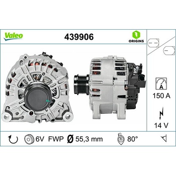 Alternátor VALEO 439906