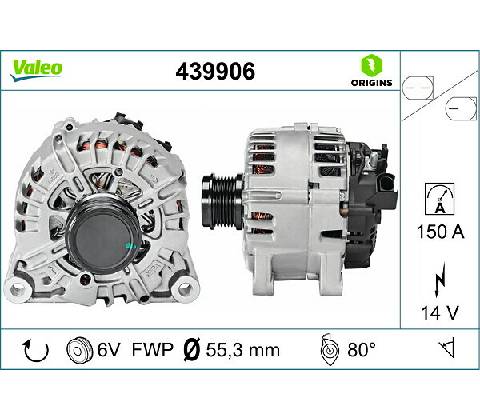 Alternátor VALEO 439906