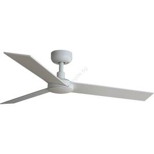 Faro Barcelona Faro 34295wt - Вентилатор за таван rudder s бял Ø 106 см wt + дистанционно управление (fa34295wt)