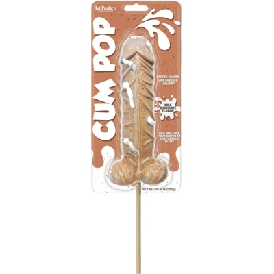Cum Cock Pop - obria lízanka s penisom 295g - mliečna čokoláda