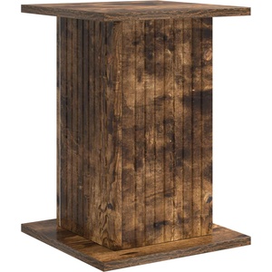 vidaXL Стойка за растения Опушен дъб 30, 5 x 30 x 43 см (899808)