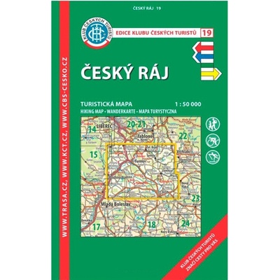 KČT 19 Český ráj 1:50 000/ 9. vydání 2023