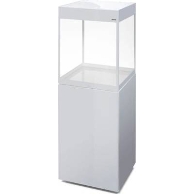 Aquael Glossy Cube Day&Night bílé 135 l
