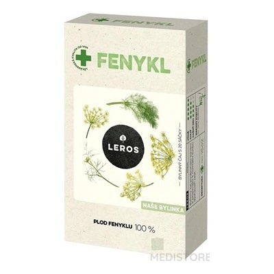 Leros Naše bylinky Fenikel bylinný čaj 20 vrecúšok