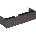 Geberit Долен шкаф за окачена мивка Geberit Xeno2, сив, 2 чекмеджета, 140 см (500.348.43.1)