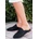 Erbil Shoes Дамски плетени чехли - Черни #366830 (366830_Черно)