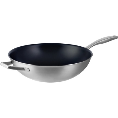 Lunasol Wok se skleněnou poklicí 30 cm V: 8,5 cm Sirius Terra Multi-layer