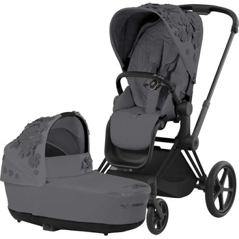 CYBEX Rám Priam 4.0 Seat Pack Lux Carry Cot Simply Flowers Dream Grey 2023
