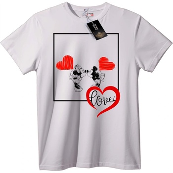NOONEBRAND Тениска със сърца - 2XL, White