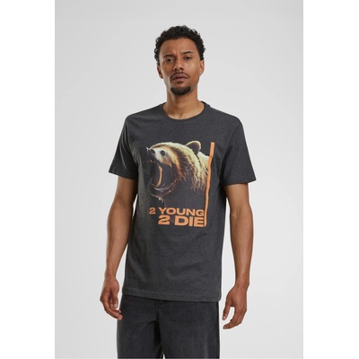 Mister Tee Тениска 2 Young 2 Die Tee charcoal XXLUB-MT2798-00091 - Тъмносив, размер L