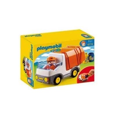 Playmobil Playset Playmobil 1, 2, 3 Garbage Truck 6774