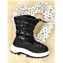 Mat Star 323 detská zimná obuv black