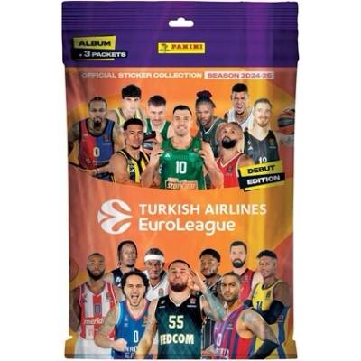 Panini EuroLeague 2025 štartovací album s 15 nálepkami