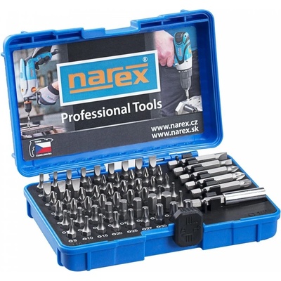 Sada bitů NAREX 60 Bit Box 1/4" 60 dílů