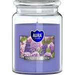 BISPOL Ароматна свещ Bispol Aura - Violet Garden, 500 g (snd99-343)