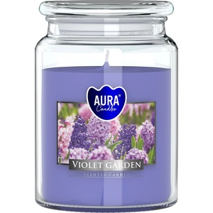 BISPOL Ароматна свещ Bispol Aura - Violet Garden, 500 g (snd99-343)