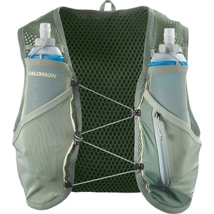 Salomon Раница за трейл бягане Salomon Active Skin 8 Set Running vest - Laurel Wreath / Lily Pad / Aloe Wash (502-4895-1514)
