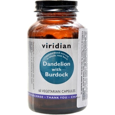 Viridian Dandelion with Burdock 60 kapsúl
