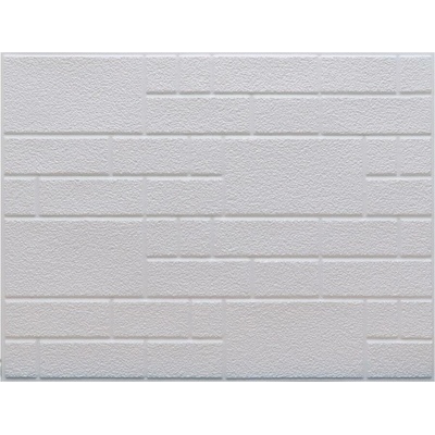 Impol Trade 3D OS30-K01 440 x 580 mm nepravidelný strukturovaný bílý 1ks – Zbozi.Blesk.cz