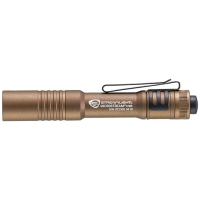Svítilna Microstream USB, 250 lm, Streamlight, Coyote