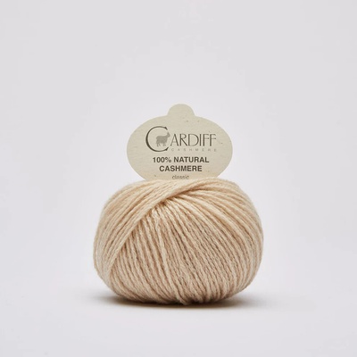 Cardiff Cashmere Kašmírová příze Cardiff Classic 25 g 112 m Barva: 509 SILVER NEBARVENO