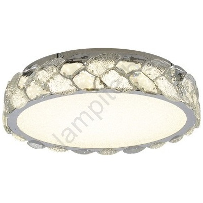 LUXERA 46153 - led таванно осветително тяло laruna led/32w/230v Ø 40 см матов хром (46153)
