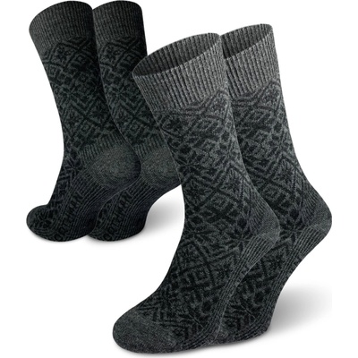 Northman Fauske merino 2-pack tm. šedá