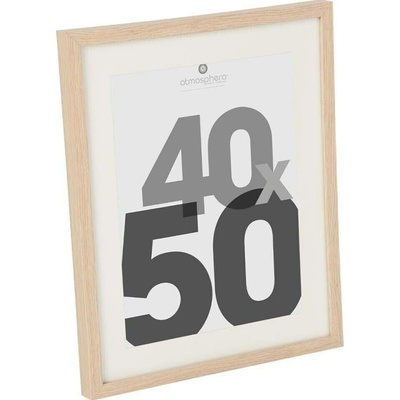 Dřevěný fotorámeček 40x50 cm závěsný nebo stojací skandinávský Atmosphera Wood