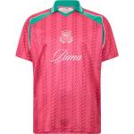 PUMA Мъжка футболна фланелка Puma Football Jersey T-Shirt Mens/Unisex - Pink