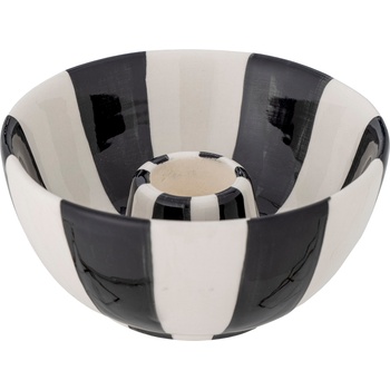 Bloomingville Свещник за класическа свещ Eja бяло-черен (82060134)