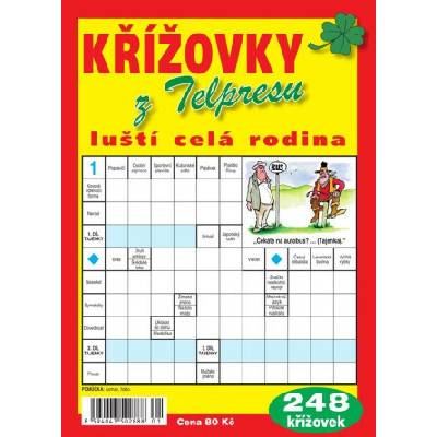 Křížovky z Telpresu luští celá rodina - 248 křížovek 1/2026