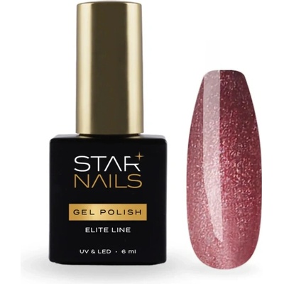 Polish Elite Line Uv Led gel Cat Eye Scarlet Glow magnetický červený gel lak 014 6 ml