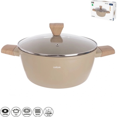 ORION Ecrina Kastrol 6,6 l, skleněná poklice 113613
