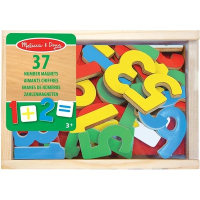 Melissa & Doug Drevené magnetické Číslice 37 ks