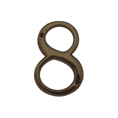 MPK - DOMOVÁ ČÍSLICA "8"- 80 mm BRM.LL - bronz matný | MP-KOVANIA.sk