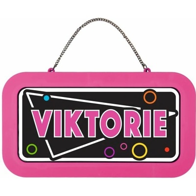Albi Neonová cedulka se jménem - Viktorie