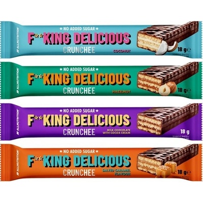 Allnutrition Fitking Delicious Crunchee Kokosový ořech 18 g