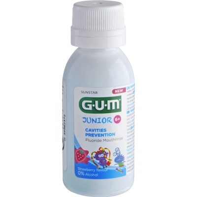 GUM Junior ústna voda výplach pre deti s fluoridmi 30 ml