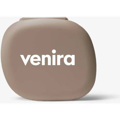 Venira pill box, tmavě hnědý