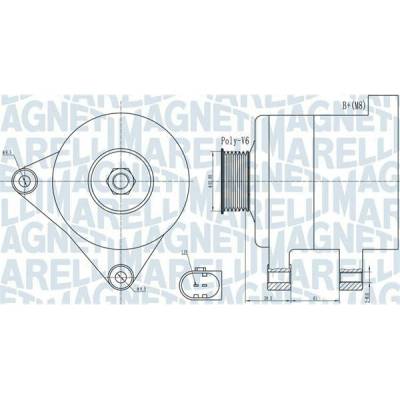 generátor MAGNETI MARELLI 063732011010
