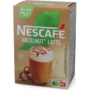 NESCAFÉ | Hazelnut Latte - 8 стика с разтворимо кафе