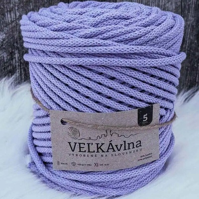 Velká vlna Špagát 5mm Levandule