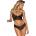 Q-Lingerie Еротичен дантелен комплект от две части ql черен