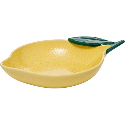 Secret de Gourmet Talíř ve tvaru citronu LEMONS 31 x 21,5 cm žlutý