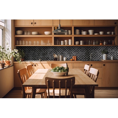 DIMEX ART Фототапет за кухня - метална платформа 420 x 60 см