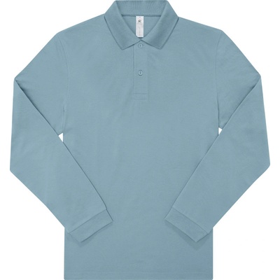 B&C My polo 210 LSL Piqué polo s dlouhým rukávem amalfi modrá