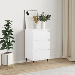 vidaXL Бюфет бял 40x35x70 см инженерно дърво (831084)
