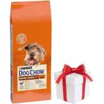 Dog Chow Mature Senior Агнешко 14 кг + безплатна изненада за кучето
